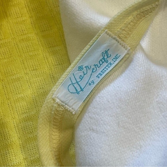 Vintage Heir Craft Yellow Baby Toddler Boy Outfit Shirt Overalls Jacket Socks - Picture 7 of 8